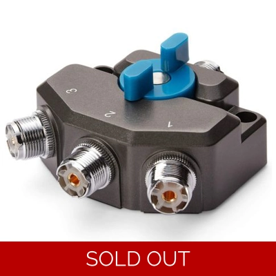 SHARMAN AV-SW3M - 3 WAY SO239 COAX SWITCH